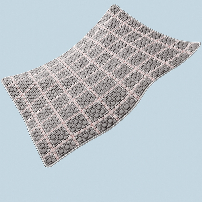 91家纺网 家纺一手货源 找家纺 世纪绒品 2026新款A类凉感条格乳胶床笠床席款凉席加厚12mm 床席款-英伦格纹