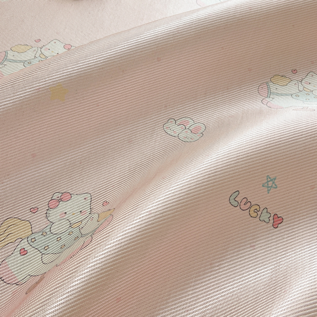 91家纺网 家纺一手货源 找家纺 川悦生活 2026新款时尚数码印花冰藤席 奶香小喵