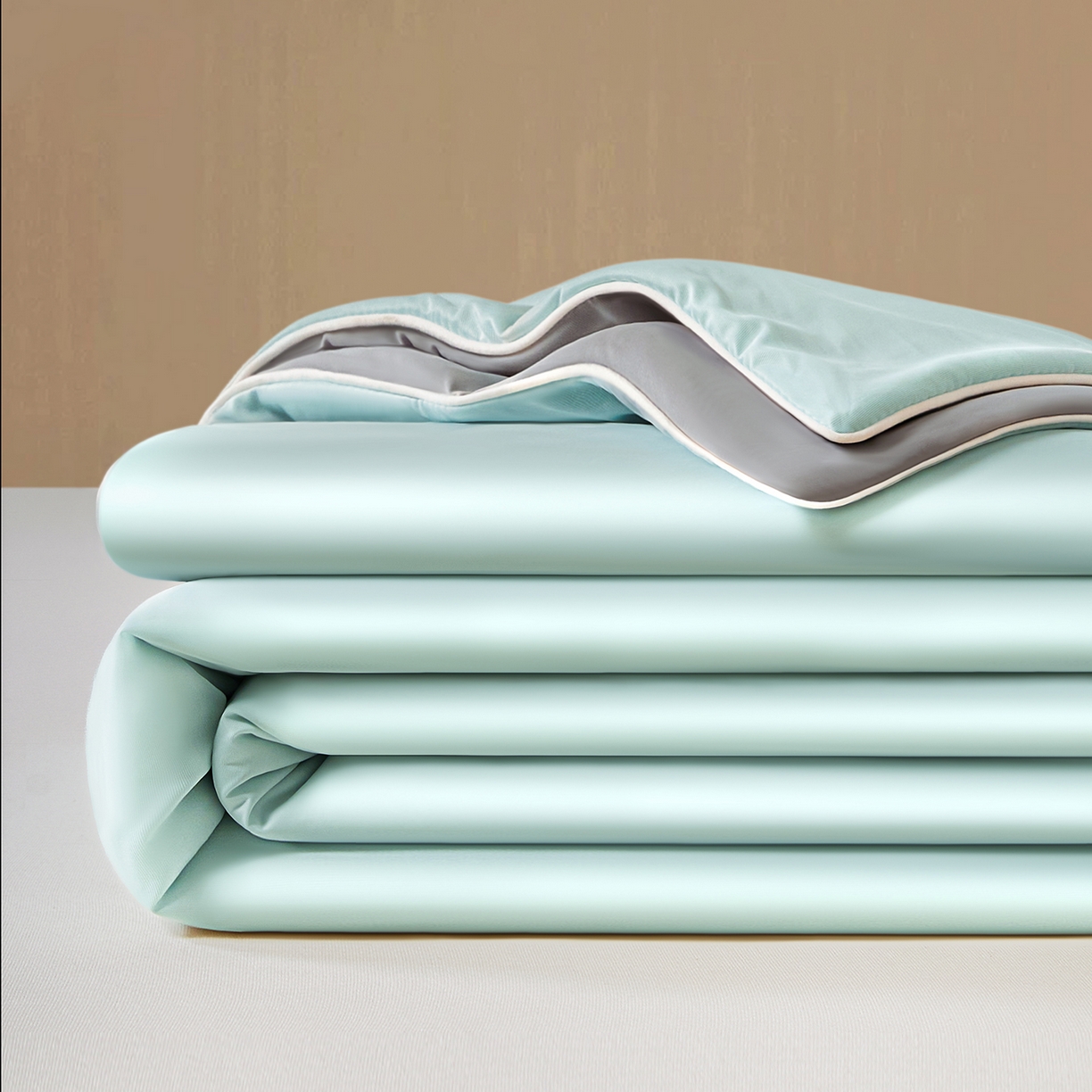 寐眠 2026新款凉感纯色双拼夏被夏凉被空调被-风格二 冰柠汽水