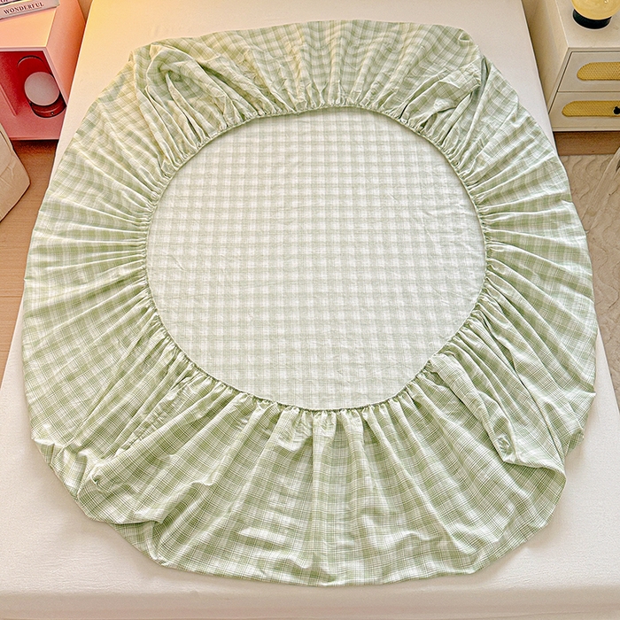 91家纺网 家纺一手货源 找家纺 依庭 2026新款12868全棉纯棉印花床笠清清文絮