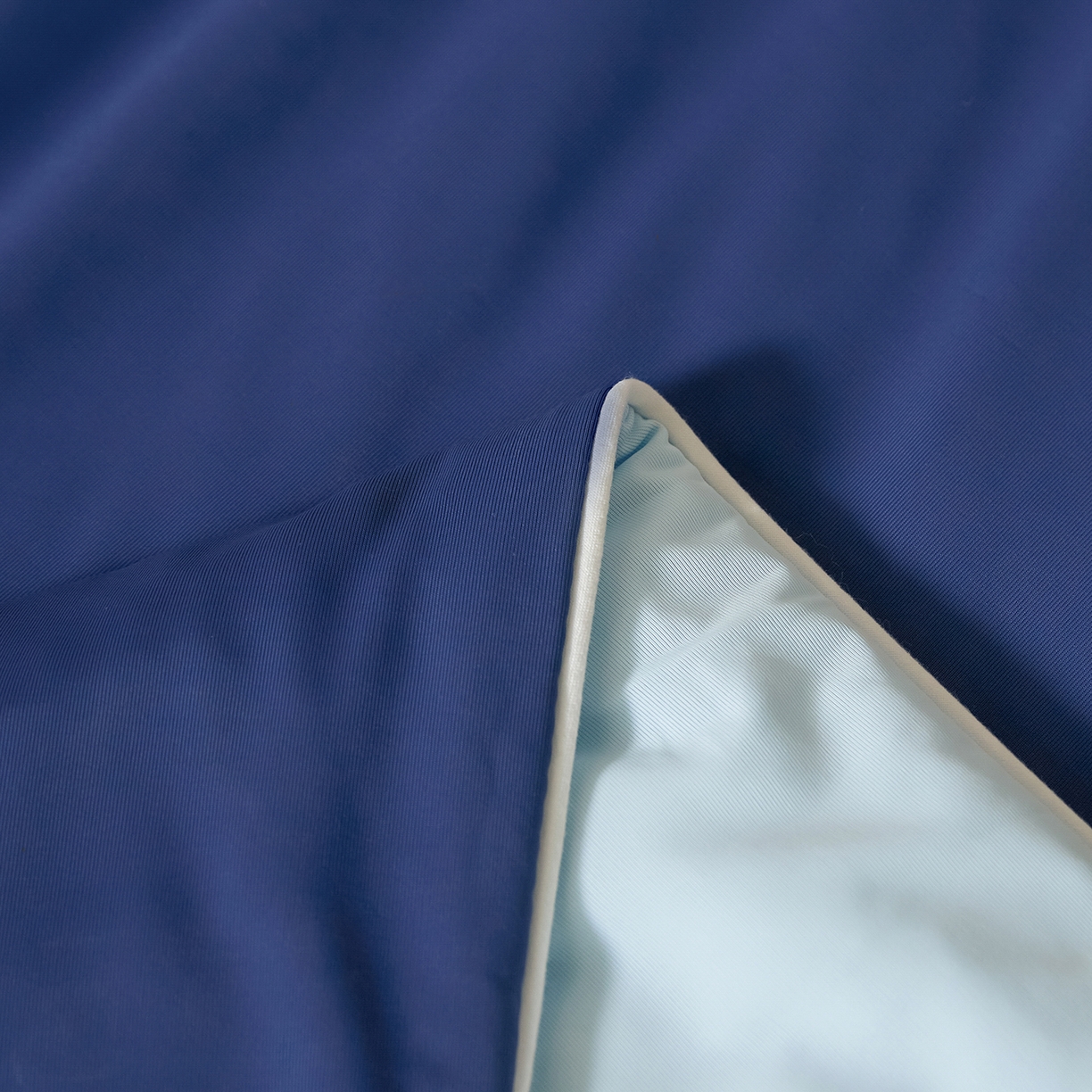 91家纺网 家纺一手货源 找家纺 寐眠 2026新款凉感纯色双拼夏被夏凉被空调被-风格二 墨兰冰糯