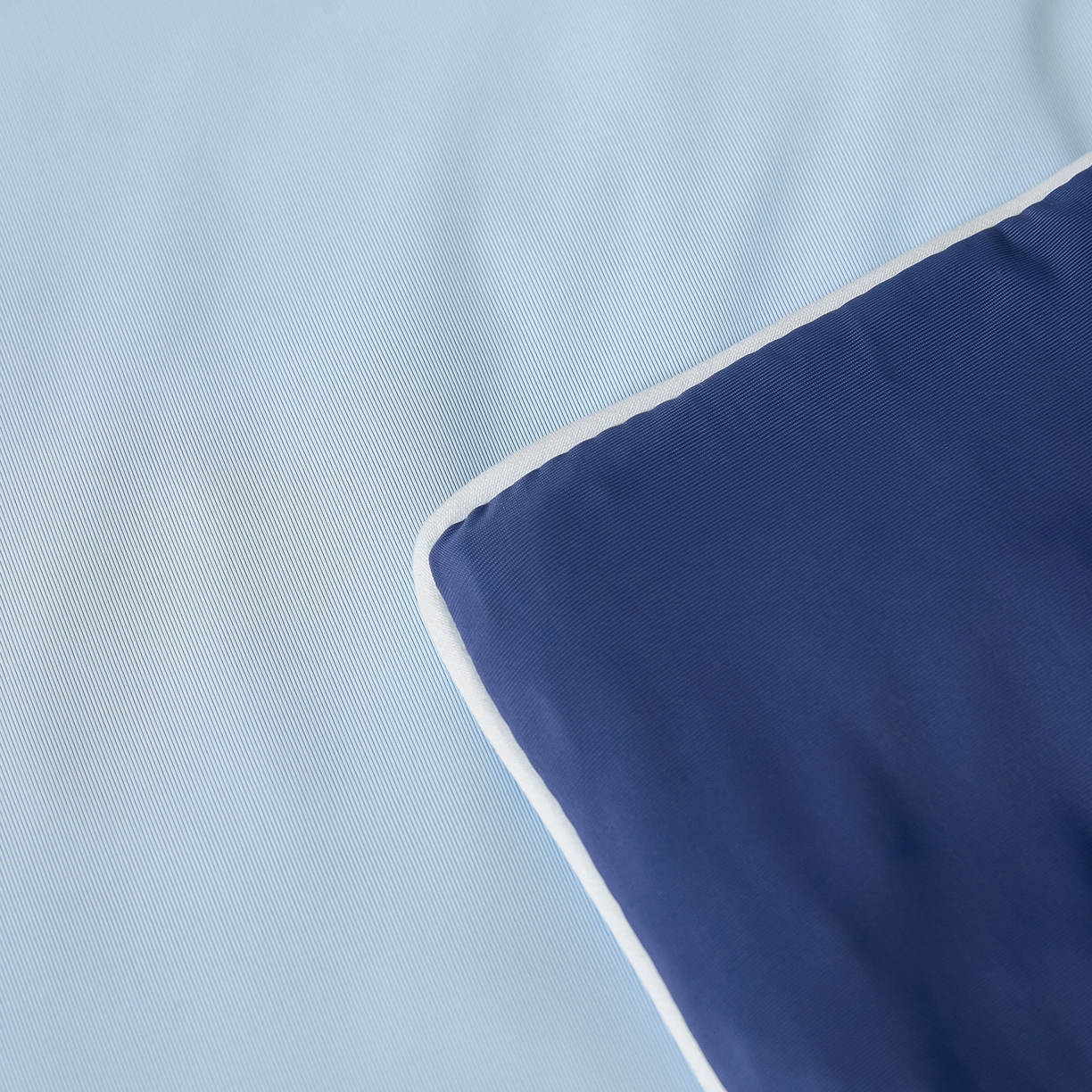 91家纺网 家纺一手货源 找家纺 寐眠 2026新款凉感纯色双拼夏被夏凉被空调被-风格二 墨兰冰糯