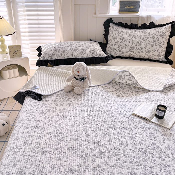 91家纺网 家纺一手货源 找家纺 （总）星光耀 2026新款A类有氧针织双层纱系列床盖四件套