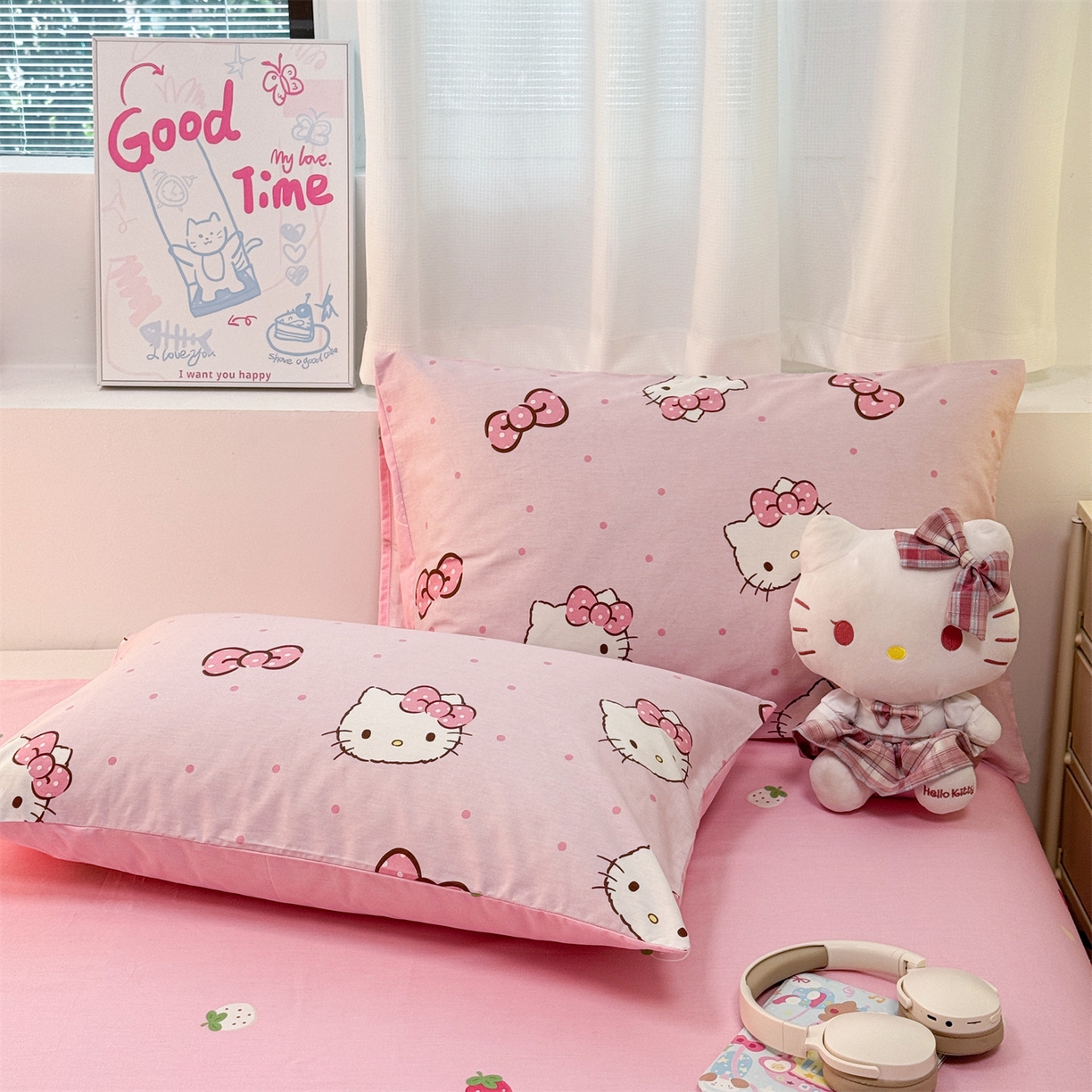 91家纺网 家纺一手货源 找家纺 名兮家居 2026新款正版授权经典奥特曼全棉夏被四件套【含防伪标】 全棉夏被-呆萌kt