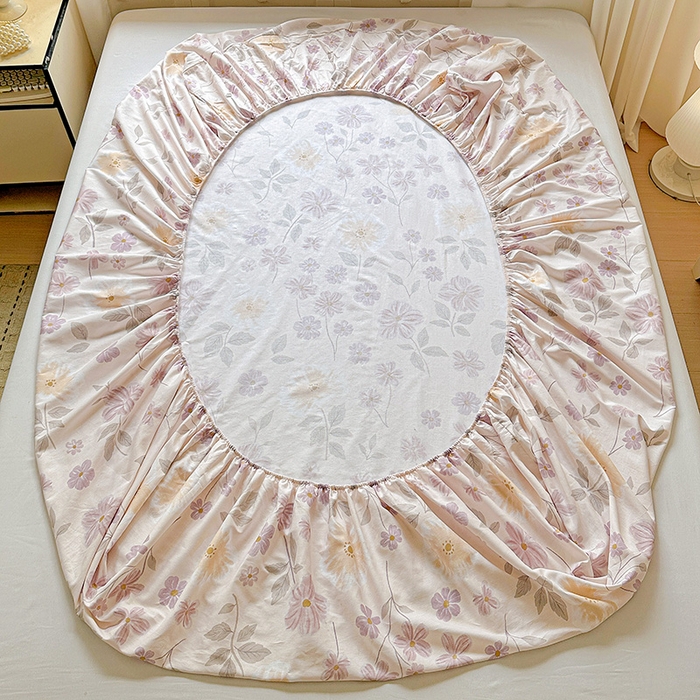 91家纺网 家纺一手货源 找家纺 依庭 2026新款12868全棉纯棉印花床笠秋日确幸