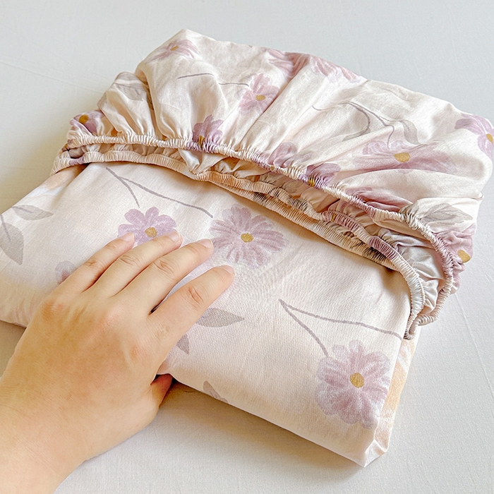 91家纺网 家纺一手货源 找家纺 依庭 2026新款12868全棉纯棉印花床笠秋日确幸