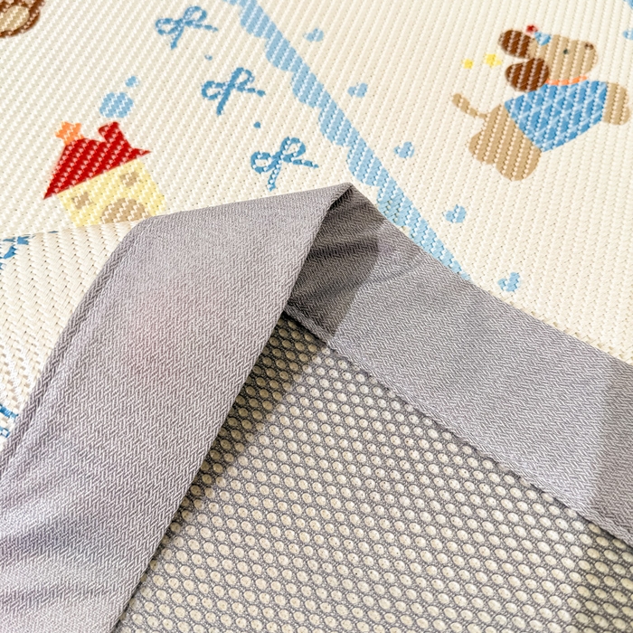 91家纺网 家纺一手货源 找家纺 川悦生活 2026新款时尚数码印花冰藤席 小狗兜兜