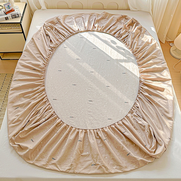 91家纺网 家纺一手货源 找家纺 依庭 2026新款12868全棉纯棉印花床笠手账日记