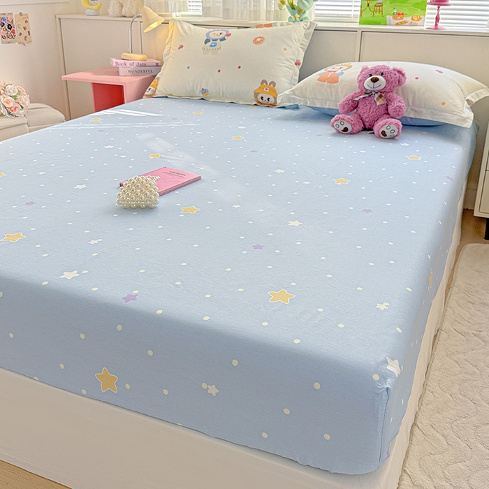 91家纺网 家纺一手货源 找家纺 依庭 2026新款12868全棉纯棉印花床笠天使宝贝