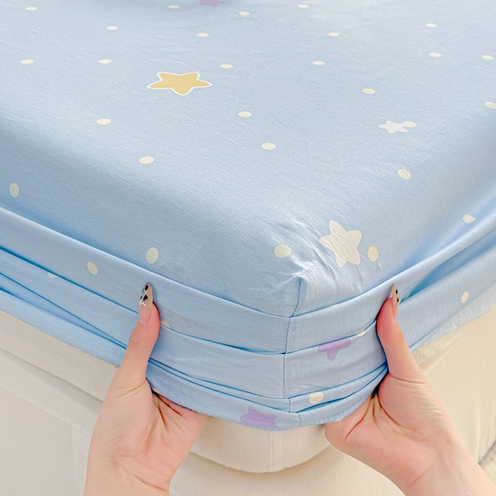 91家纺网 家纺一手货源 找家纺 依庭 2026新款12868全棉纯棉印花床笠天使宝贝