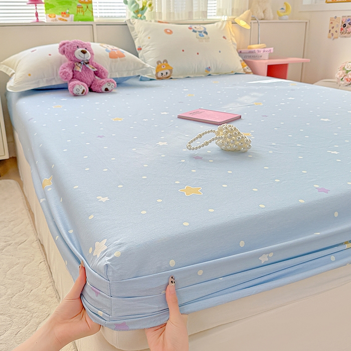 依庭 2026新款12868全棉纯棉印花床笠天使宝贝