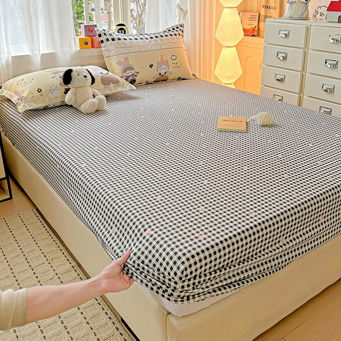 91家纺网 家纺一手货源 找家纺 依庭 2026新款12868全棉纯棉印花床笠甜妹日记