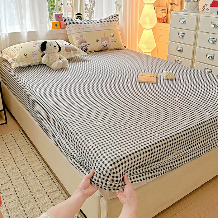 91家纺网 家纺一手货源 找家纺 依庭 2026新款12868全棉纯棉印花床笠甜妹日记