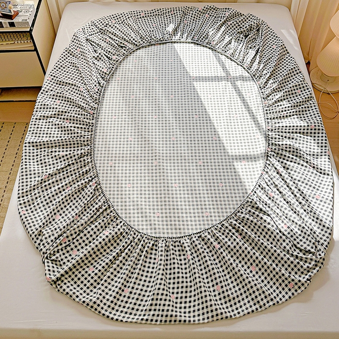 91家纺网 家纺一手货源 找家纺 依庭 2026新款12868全棉纯棉印花床笠甜妹日记