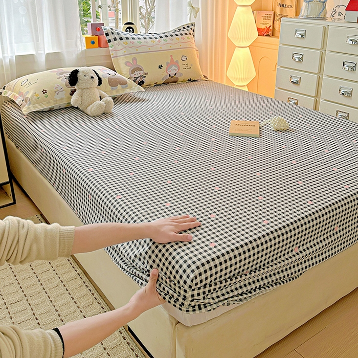 依庭 2026新款12868全棉纯棉印花床笠甜妹日记