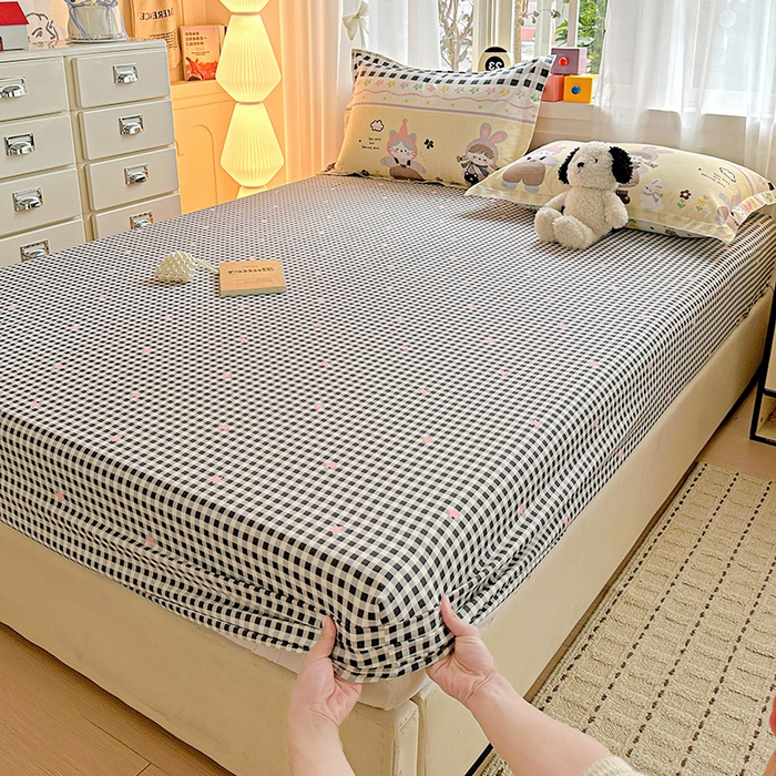 91家纺网 家纺一手货源 找家纺 依庭 2026新款12868全棉纯棉印花床笠甜妹日记