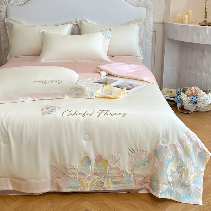 91家纺网 家纺一手货源 找家纺 （总）女子家纺 2026新款天丝柔软亲肤夏凉被-华尔兹