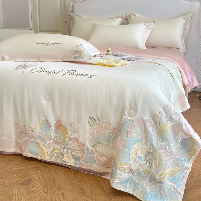 91家纺网 家纺一手货源 找家纺 （总）女子家纺 2026新款天丝柔软亲肤夏凉被-华尔兹