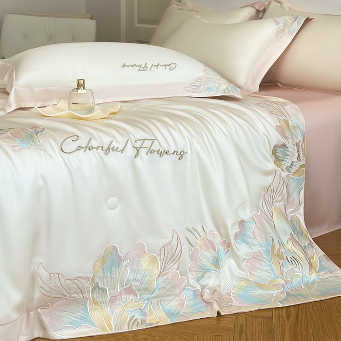 91家纺网 家纺一手货源 找家纺 （总）女子家纺 2026新款天丝柔软亲肤夏凉被-华尔兹