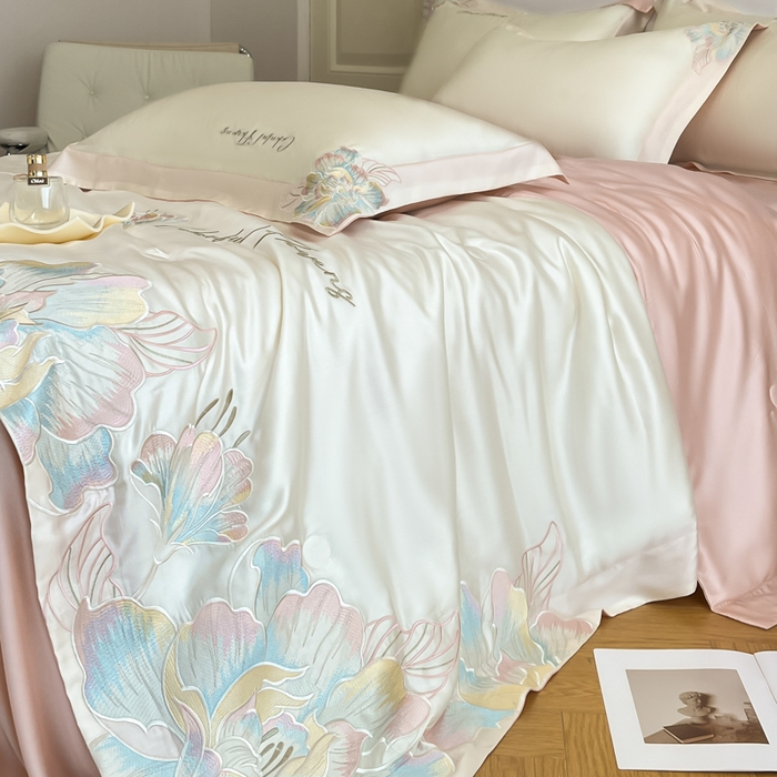 91家纺网 家纺一手货源 找家纺 （总）女子家纺 2026新款天丝柔软亲肤夏凉被-华尔兹