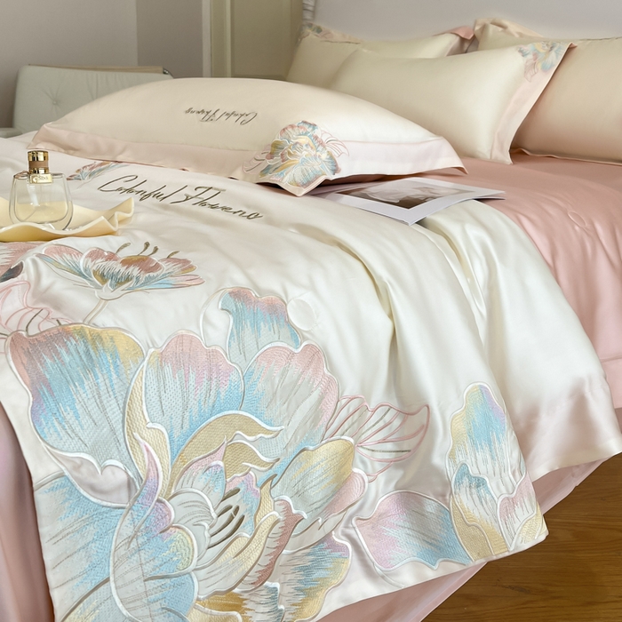 91家纺网 家纺一手货源 找家纺 （总）女子家纺 2026新款天丝柔软亲肤夏凉被-华尔兹