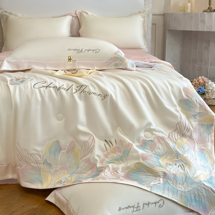 91家纺网 家纺一手货源 找家纺 （总）女子家纺 2026新款天丝柔软亲肤夏凉被-华尔兹