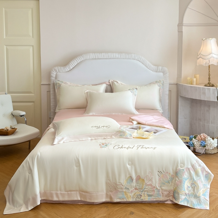 91家纺网 家纺一手货源 找家纺 （总）女子家纺 2026新款天丝柔软亲肤夏凉被-华尔兹