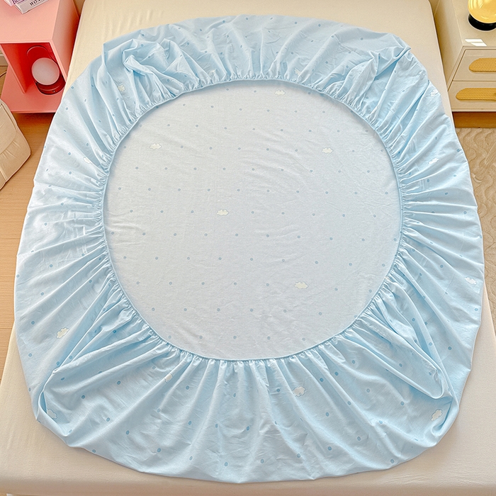 91家纺网 家纺一手货源 找家纺 依庭 2026新款12868全棉纯棉印花床笠甜梦小狗