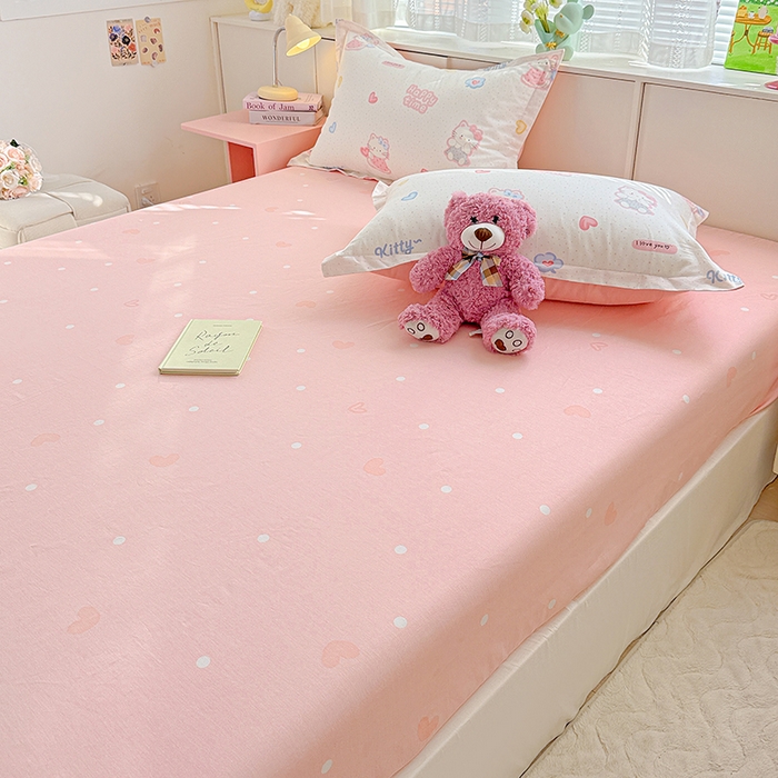 91家纺网 家纺一手货源 找家纺 依庭 2026新款12868全棉纯棉印花床笠童趣乐园