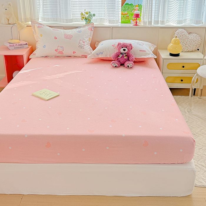 91家纺网 家纺一手货源 找家纺 依庭 2026新款12868全棉纯棉印花床笠童趣乐园