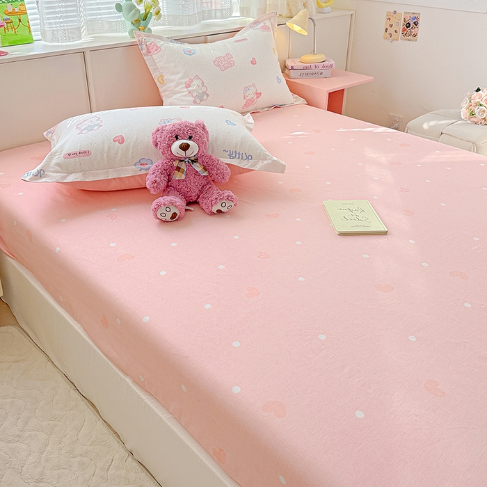 91家纺网 家纺一手货源 找家纺 依庭 2026新款12868全棉纯棉印花床笠童趣乐园