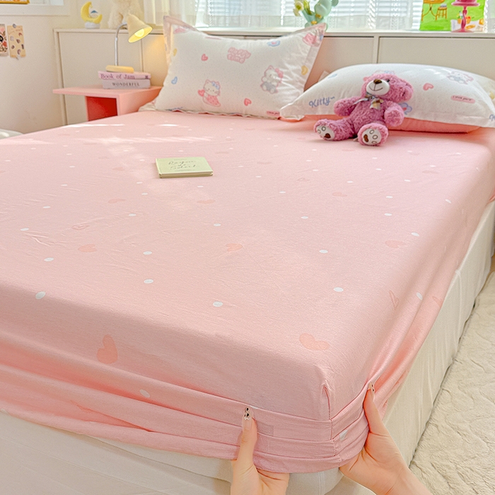 91家纺网 家纺一手货源 找家纺 依庭 2026新款12868全棉纯棉印花床笠童趣乐园