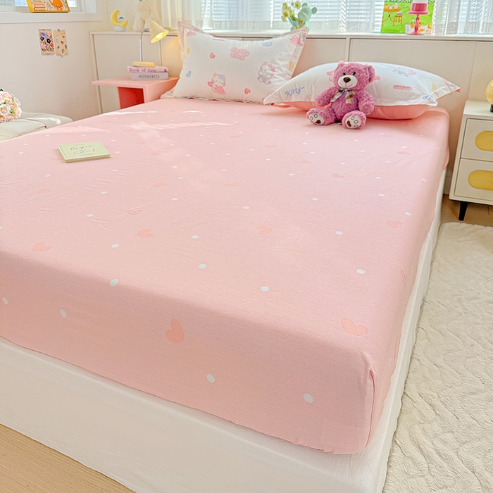 91家纺网 家纺一手货源 找家纺 依庭 2026新款12868全棉纯棉印花床笠童趣乐园