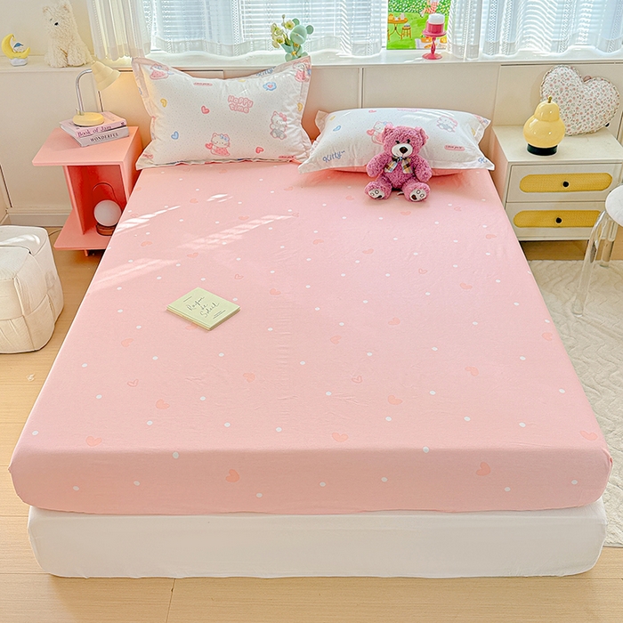 91家纺网 家纺一手货源 找家纺 依庭 2026新款12868全棉纯棉印花床笠童趣乐园