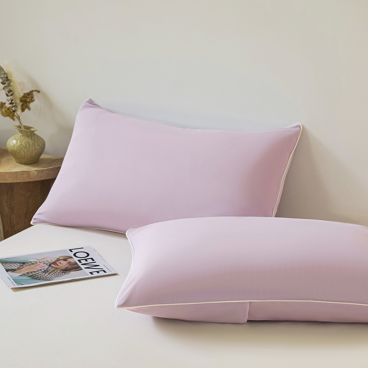 91家纺网 家纺一手货源 找家纺 寐眠 2026新款凉感纯色双拼夏被夏凉被空调被-风格二 葡萄冰酪