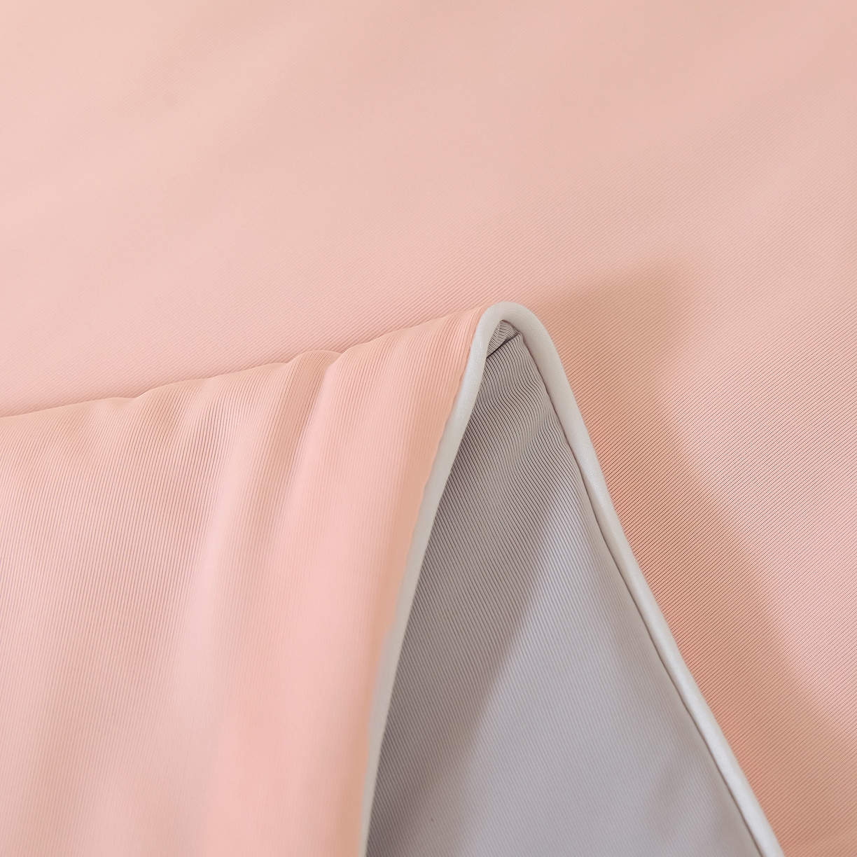 91家纺网 家纺一手货源 找家纺 寐眠 2026新款凉感纯色双拼夏被夏凉被空调被-风格二 桃桃凉夏