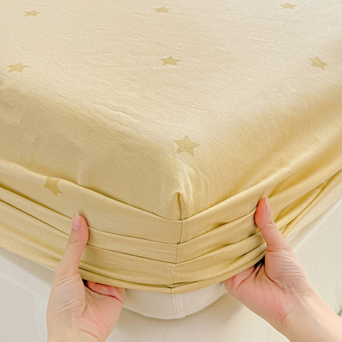 91家纺网 家纺一手货源 找家纺 依庭 2026新款12868全棉纯棉印花床笠汪星卧室