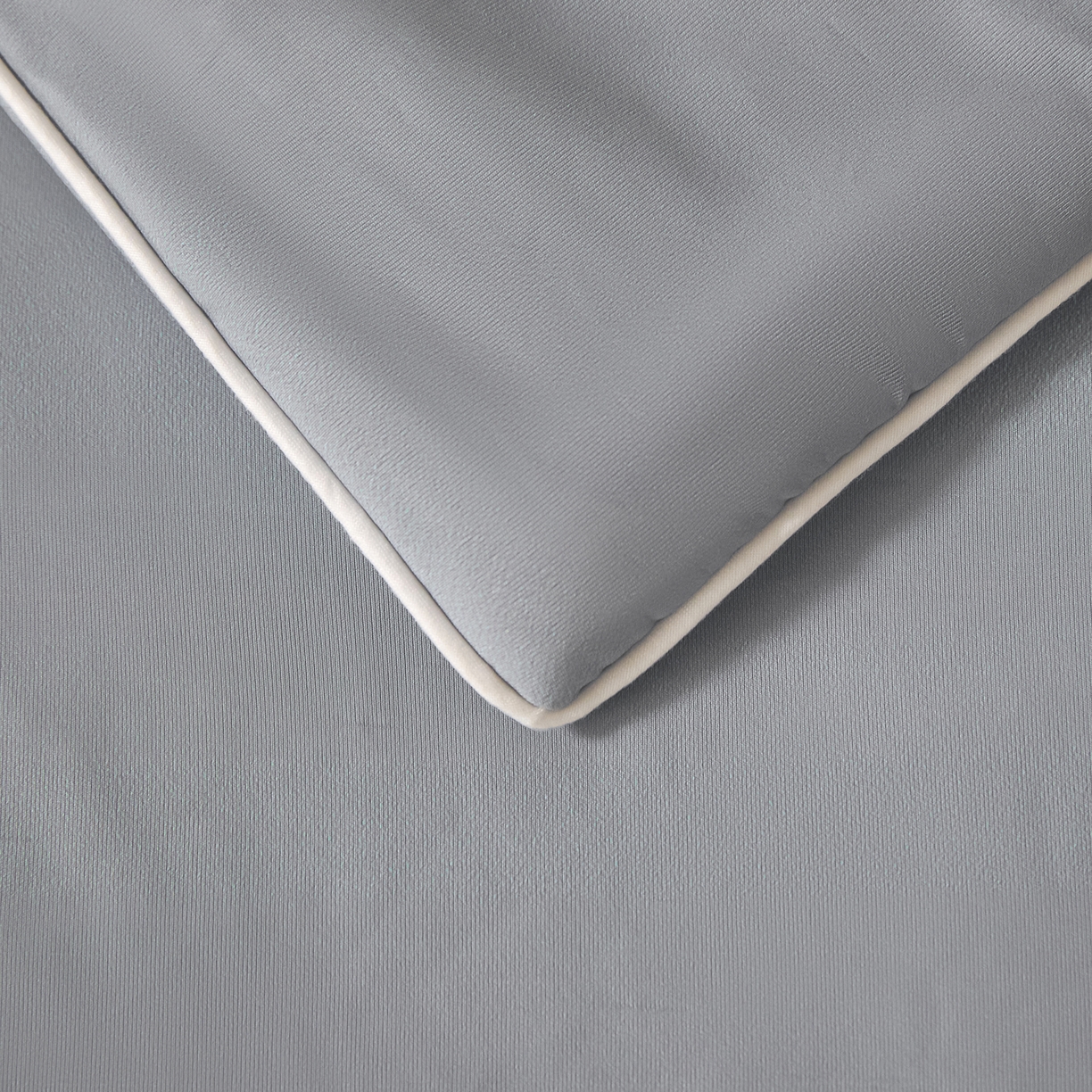 91家纺网 家纺一手货源 找家纺 寐眠 2026新款凉感纯色双拼夏被夏凉被空调被-风格二 云灰冰柔