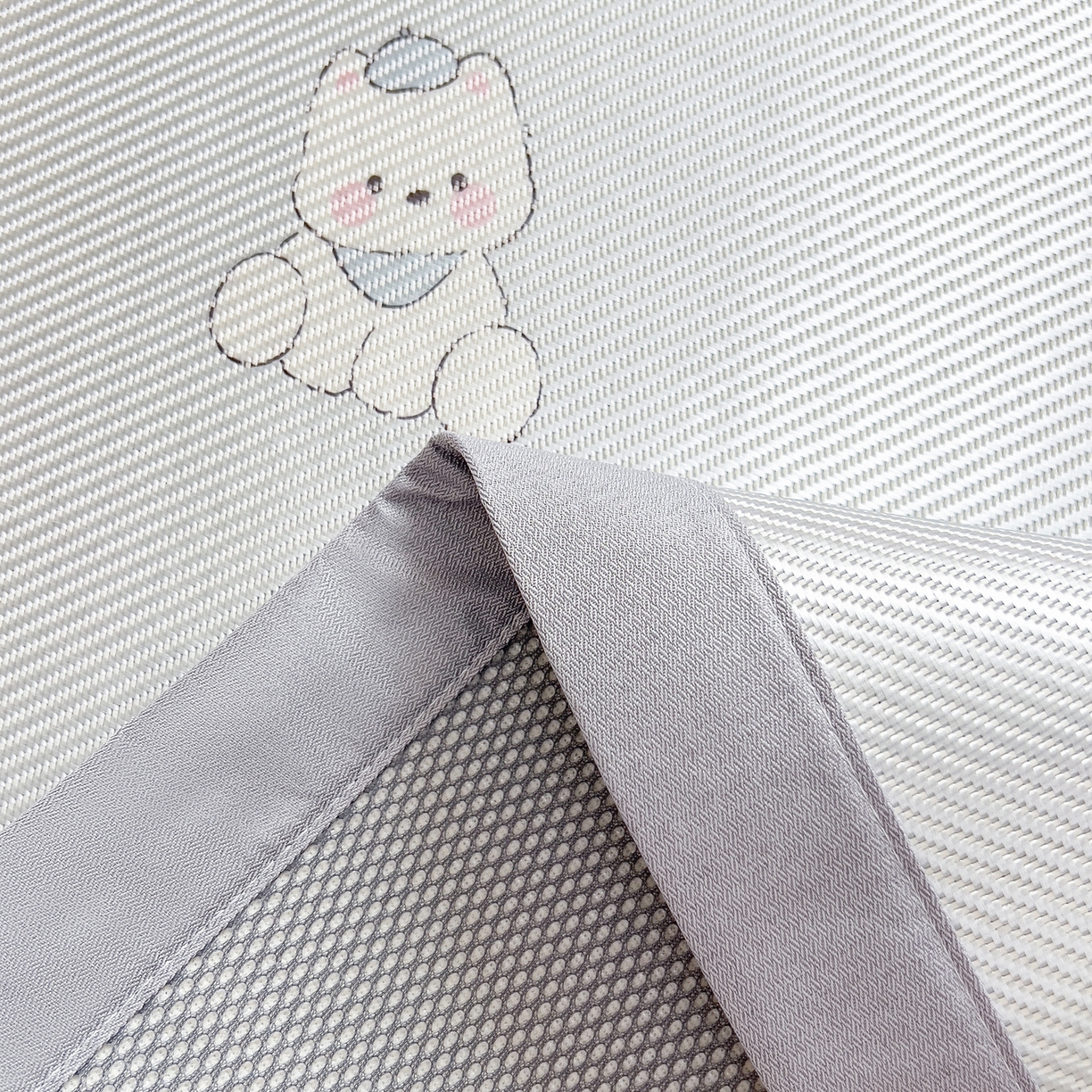 91家纺网 家纺一手货源 找家纺 川悦生活 2026新款时尚数码印花冰藤席 星月西高地