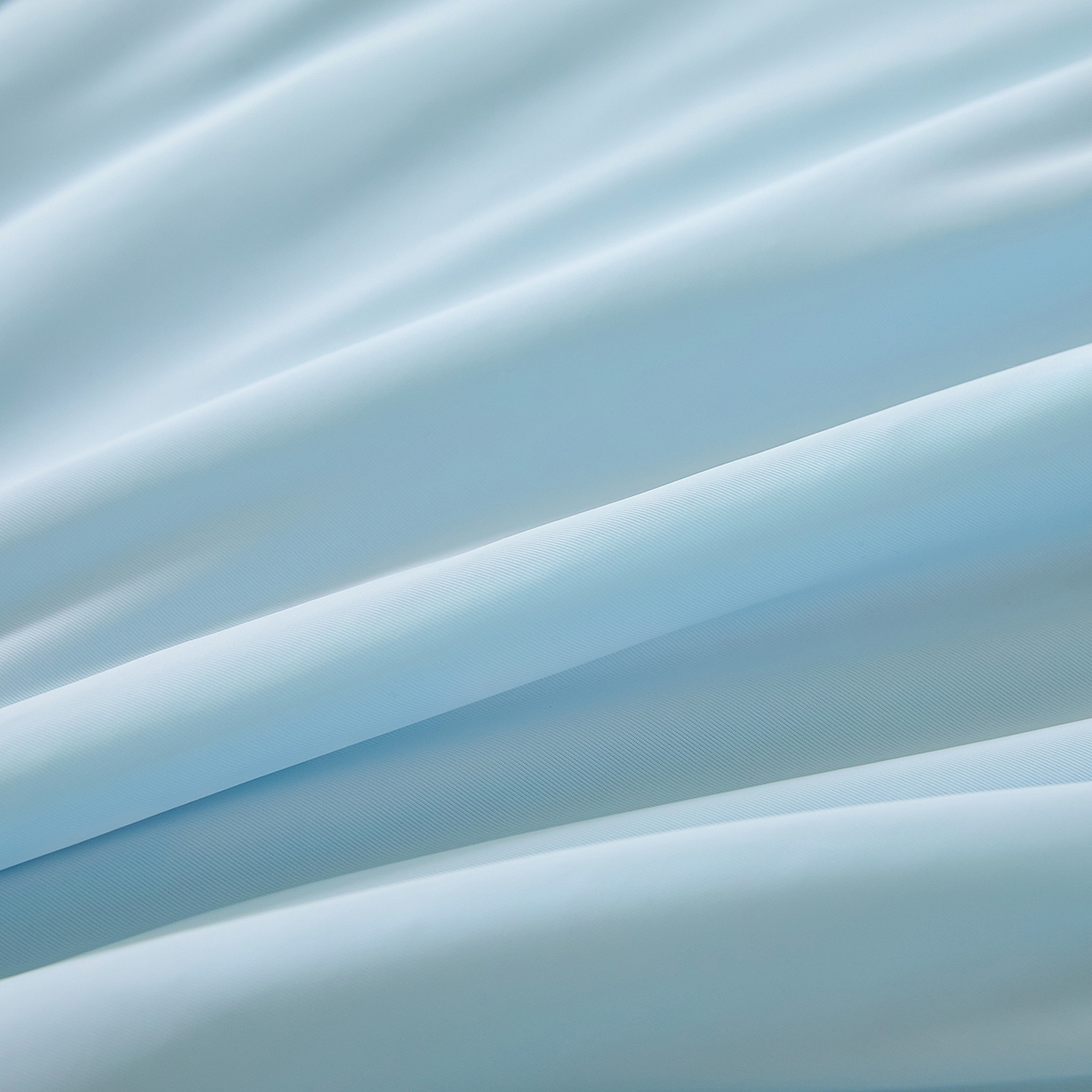 91家纺网 家纺一手货源 找家纺 寐眠 2026新款凉感纯色双拼夏被夏凉被空调被-风格二 云屿冰蓝