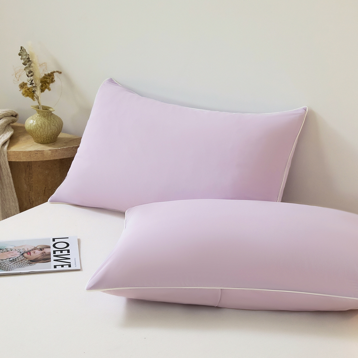 91家纺网 家纺一手货源 找家纺 寐眠 2026新款凉感纯色双拼夏被夏凉被空调被-风格二 紫芋冰絮