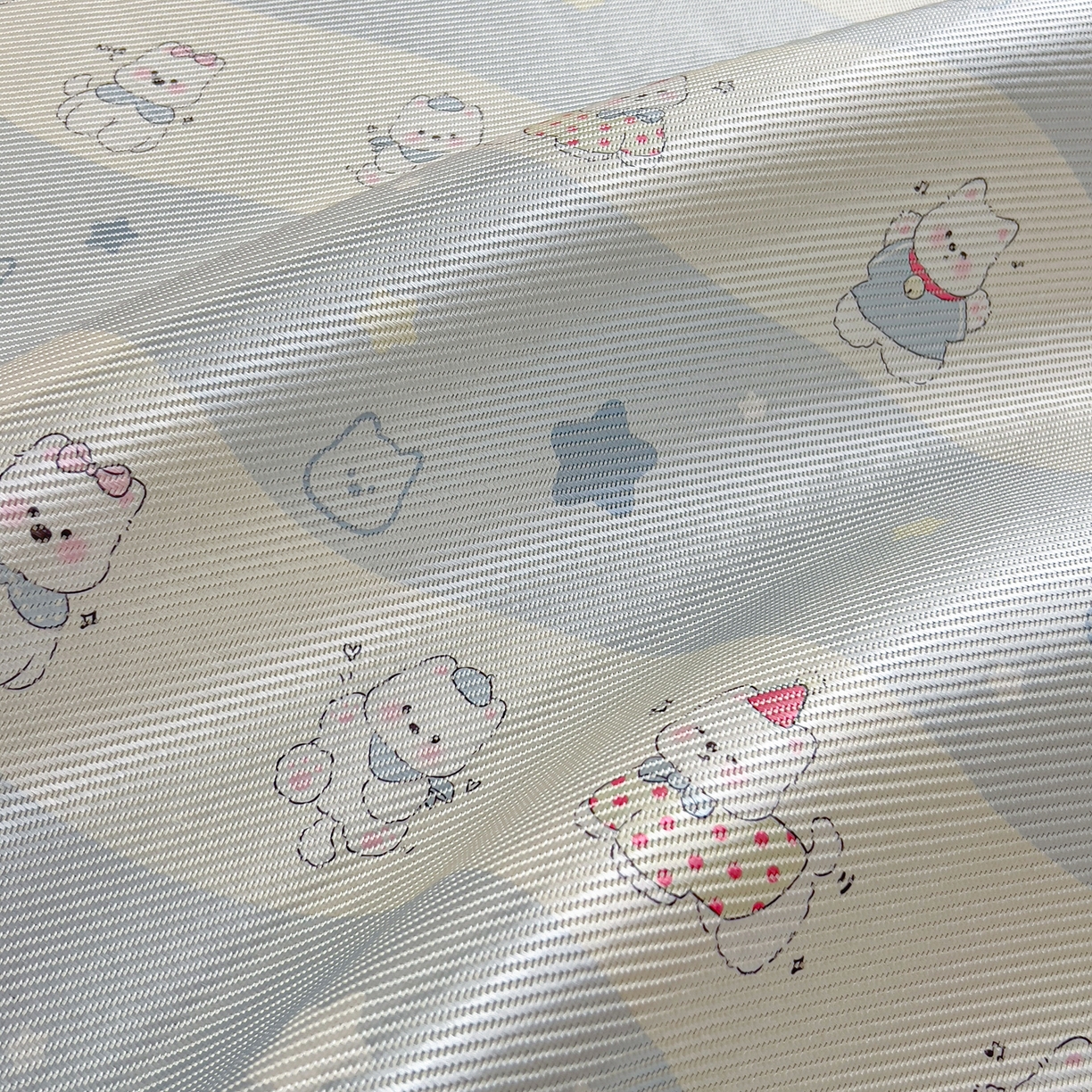 91家纺网 家纺一手货源 找家纺 川悦生活 2026新款时尚数码印花冰藤席 幸运西高地