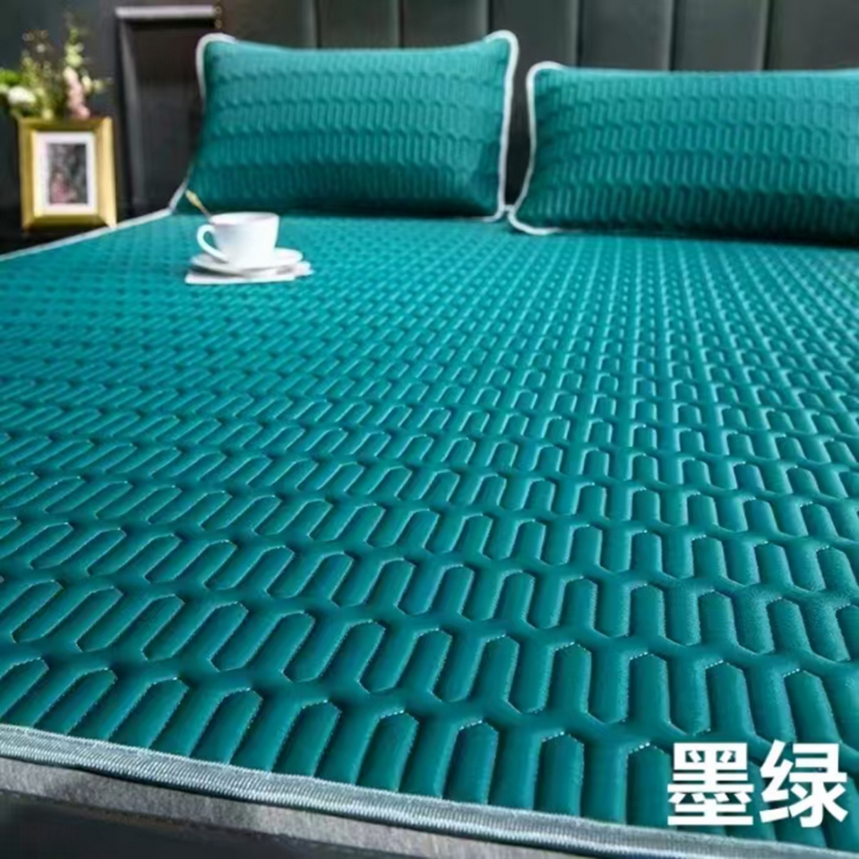 91家纺网 家纺一手货源 找家纺 （总）席匠 2026新款纯色乳胶凉席席子