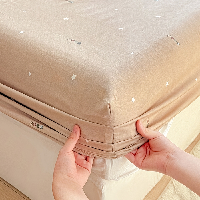 91家纺网 家纺一手货源 找家纺 依庭 2026新款12868全棉纯棉印花床笠熊熊漫歌