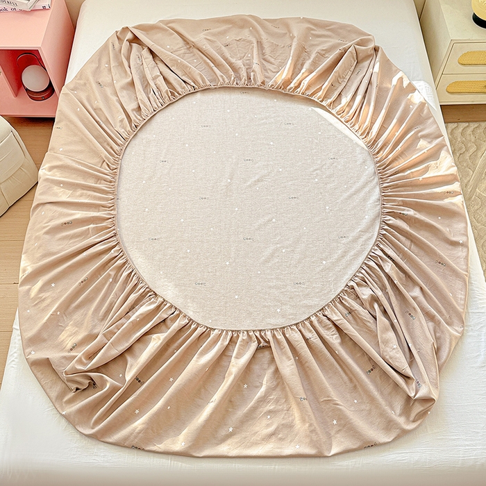 91家纺网 家纺一手货源 找家纺 依庭 2026新款12868全棉纯棉印花床笠熊熊漫歌