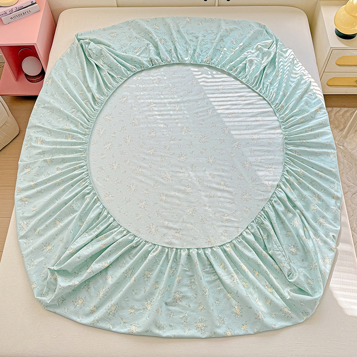 91家纺网 家纺一手货源 找家纺 依庭 2026新款12868全棉纯棉印花床笠云舒花