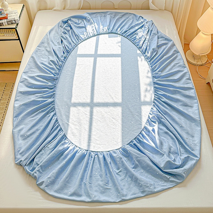 91家纺网 家纺一手货源 找家纺 依庭 2026新款12868全棉纯棉印花床笠足球小将