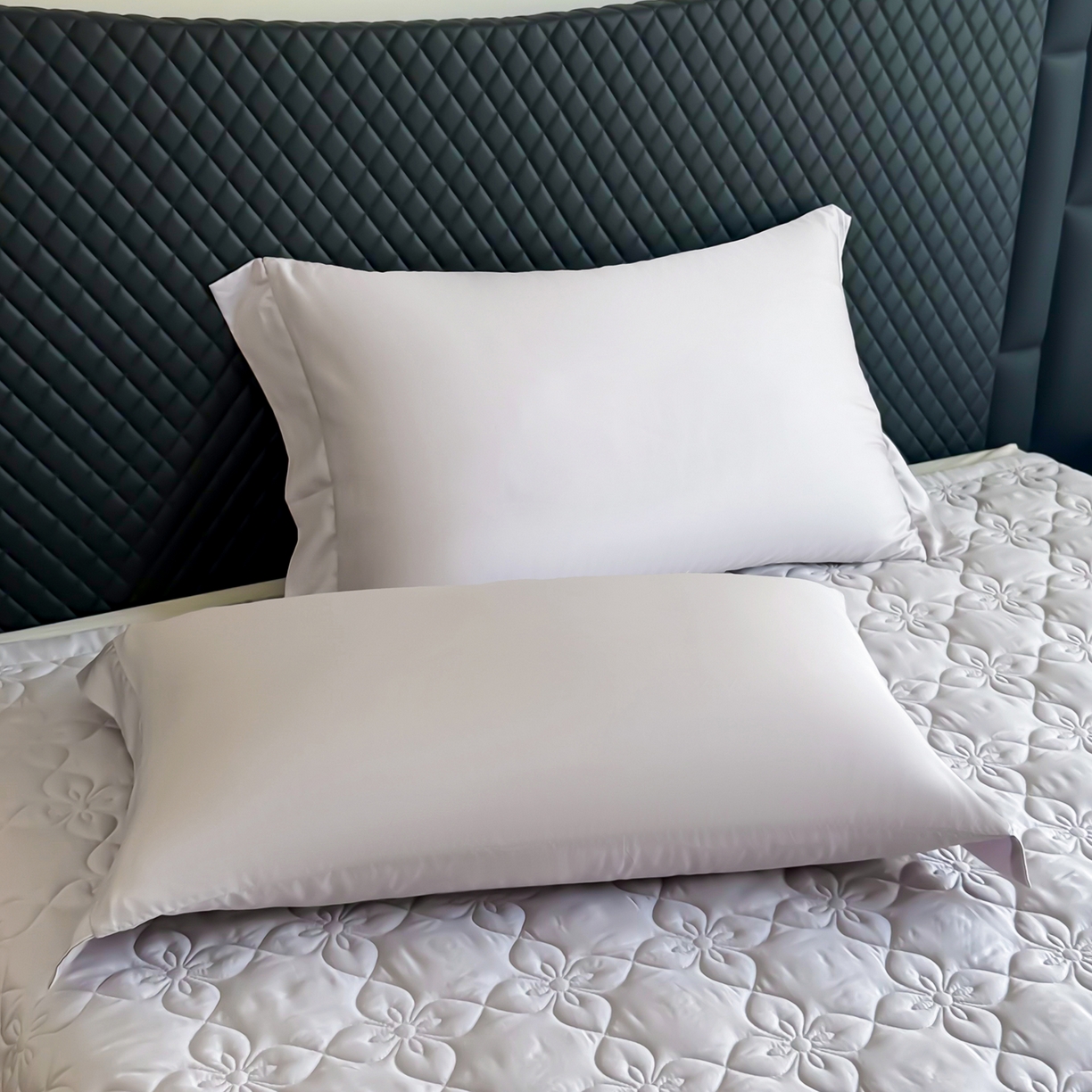 91家纺网 家纺一手货源 找家纺 （总）三俏家纺 2026新款夏被100%莱赛尔天丝纯色床盖款夏被四件套60支天丝夏凉被