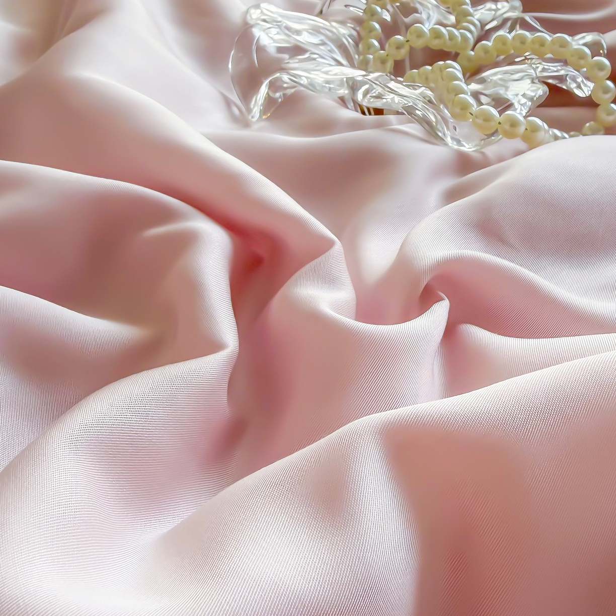 91家纺网 家纺一手货源 找家纺 三俏家纺 2026新款夏被100%莱赛尔天丝纯色床盖款夏被四件套60支天丝夏凉被 裸粉色