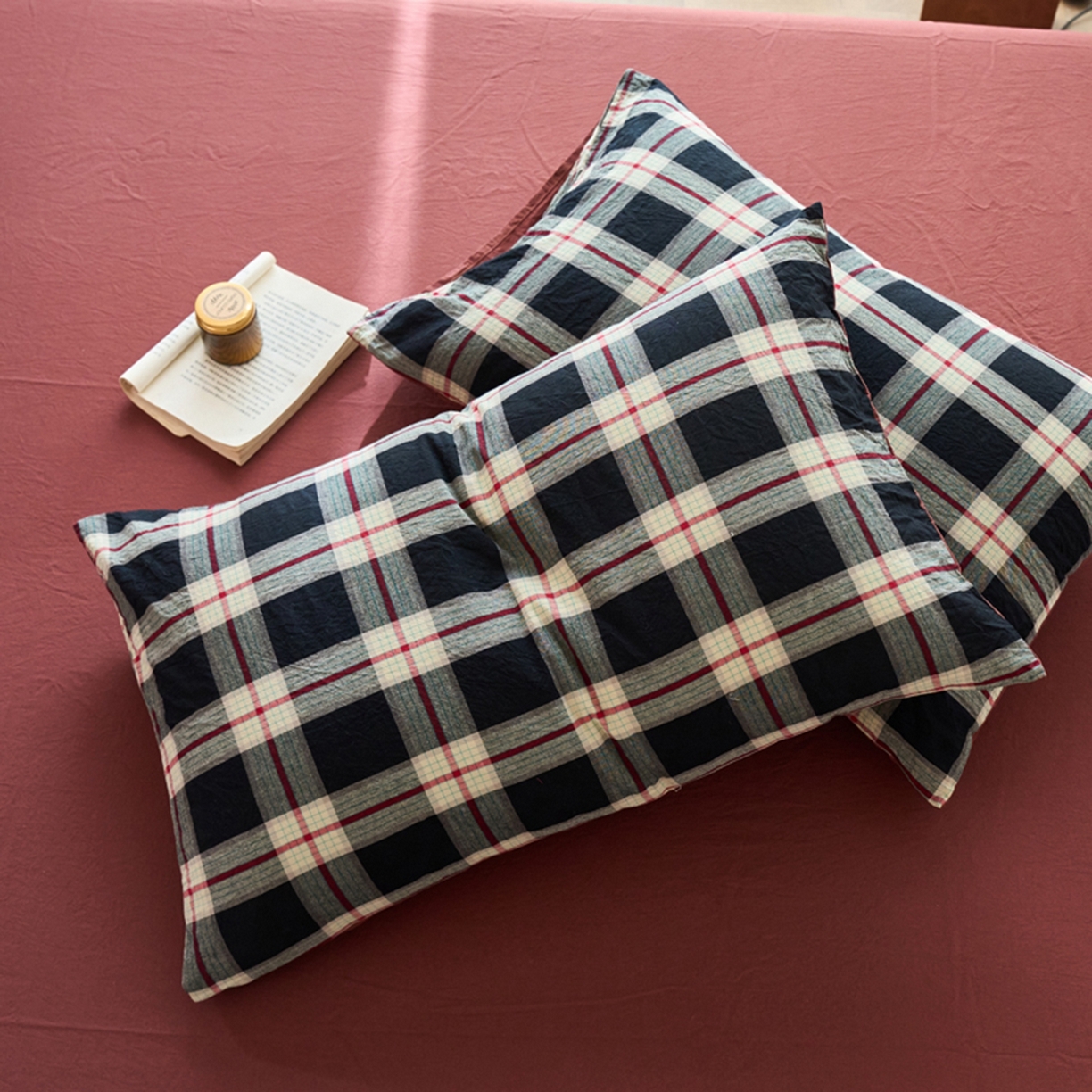 91家纺网 家纺一手货源 找家纺 （总）春皖家纺 2026春夏新款全棉水洗棉单枕套枕套单件单品枕套